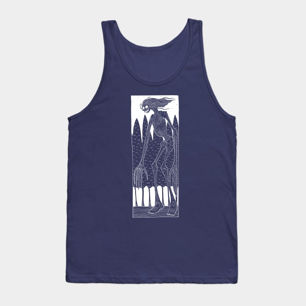 White Wendigo Tank Top by Ballyraven